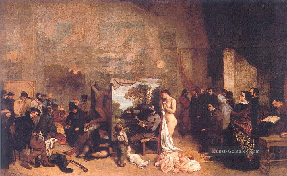 Der Maler Studio Realist Realismus Maler Gustave Courbet Ölgemälde